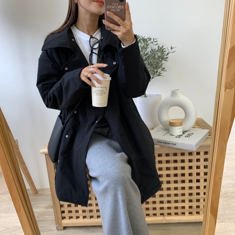 ウエストベルト中綿ジャケット | BLATE