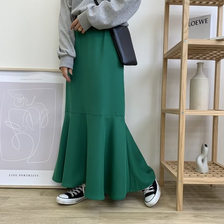 シンプルマーメイドスカート
