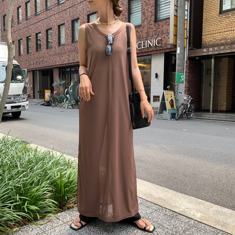 2WAYシアーメッシュワンピース
