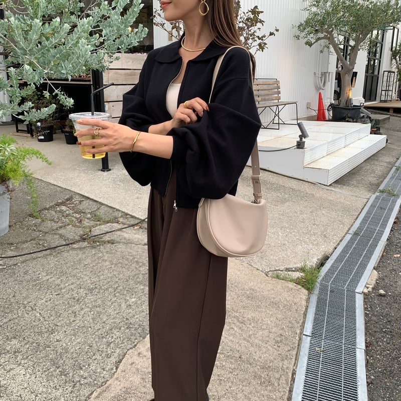 柔らか上質フェイクレザーショルダーBAG | BLATE