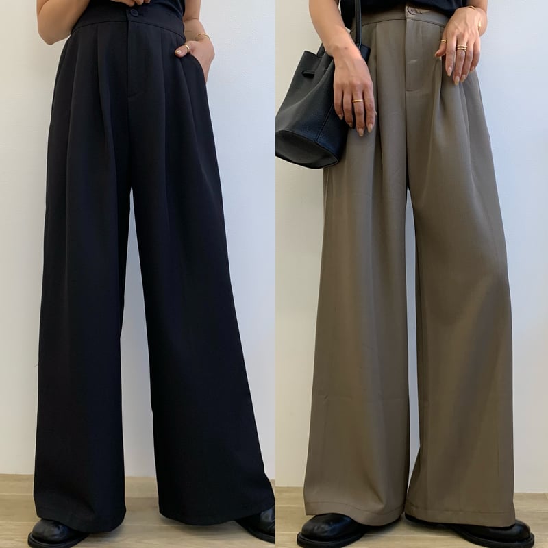 ルーズワイドタックパンツ | BLATE