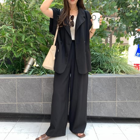 リラックスワイドパンツ