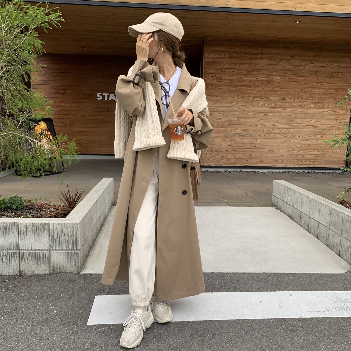 【BLATE】2wayロングジレトレンチコート 完売商品⭐︎BLATE 2way ロング ジレトレンチコート⭐︎モカ
