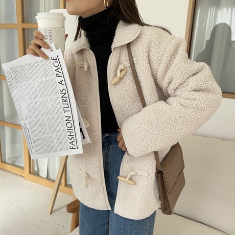 ダッフルボアショートコート