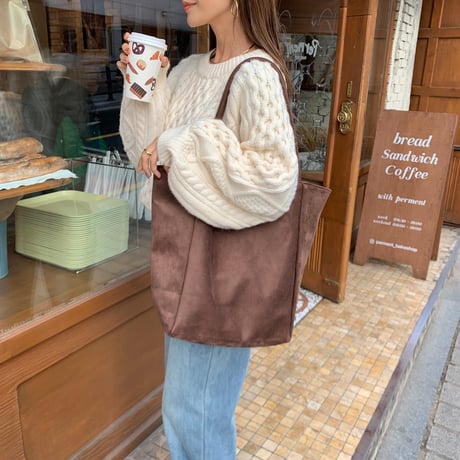 スエードトートbag