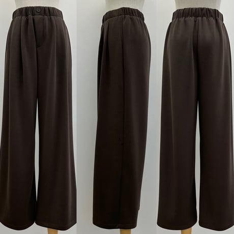 とろとろリラックスツータックワイドパンツ