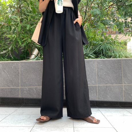 リラックスワイドパンツ