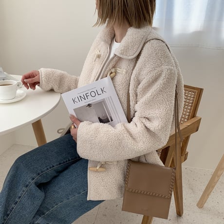 ダッフルボアショートコート