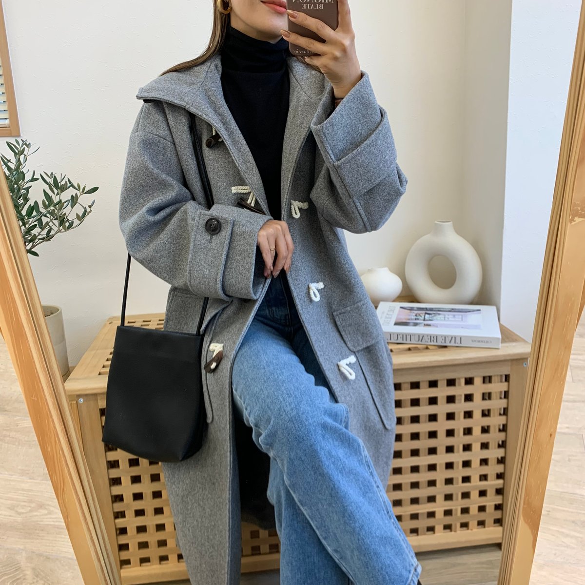 blate ユニセックスダブルテーラードウールコート BLATE ユニセックスダブルテーラードウールコート