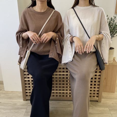 2wayニュアンスシアーショートシャツ