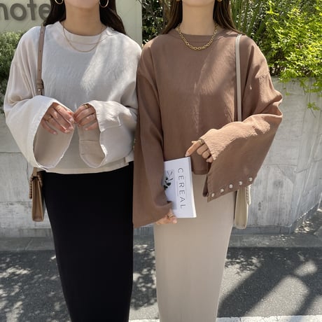 2wayニュアンスシアーショートシャツ