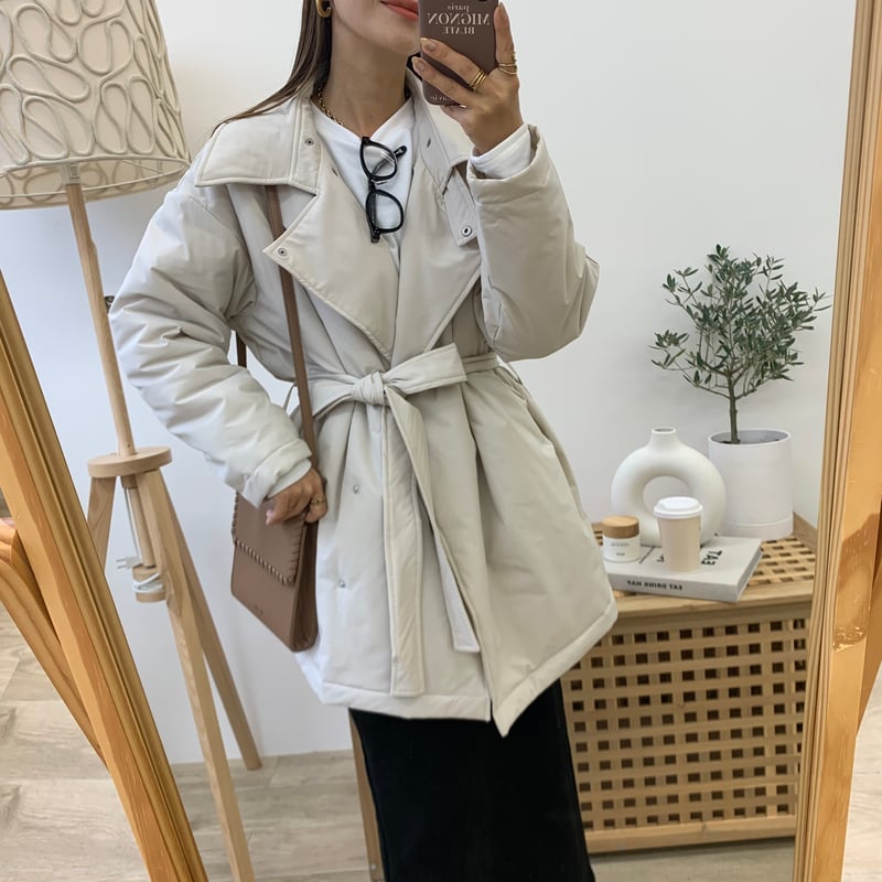 ウエストベルト中綿ジャケット | BLATE