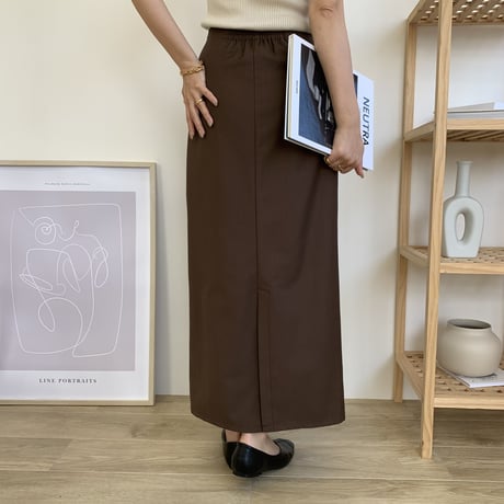 上質ニュアンスタイトスカート