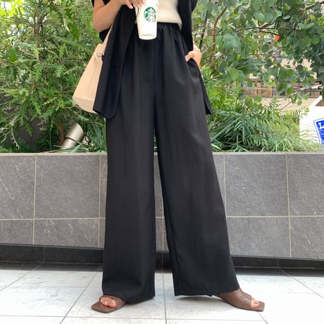 リラックスワイドパンツ