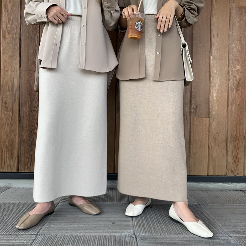 グレー系 ニット タイトスカート KOEISTORE スカート レディース 春 夏 春夏 黒 タイトスカート