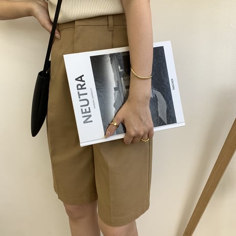 リネンショートパンツ