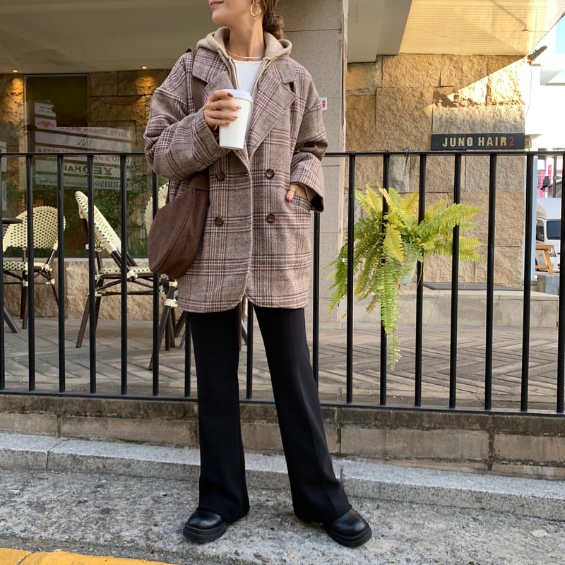 BLATE 裏起毛フレアパンツ 1/21入荷・裏起毛細見えフレアパンツ | BLATE