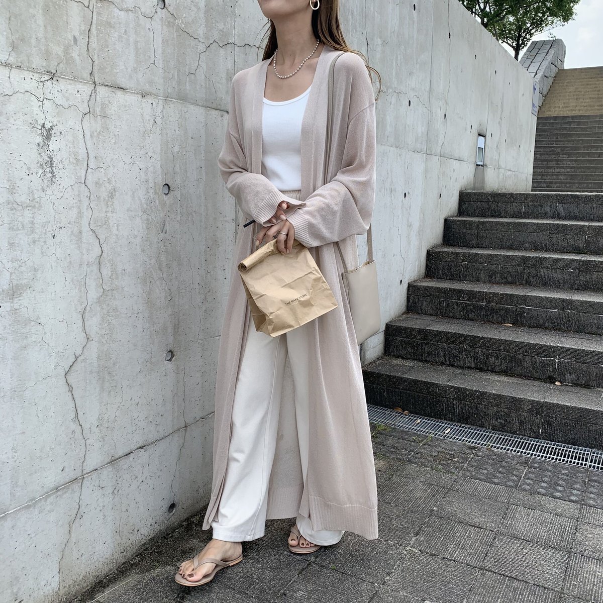 PANTERHE by STOF パンタレイ ロングカーディガン シアーサマーニットロングカーディガン | BLATE