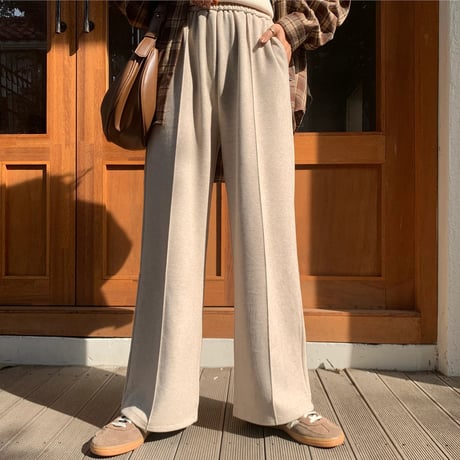 履き心地最高ニュアンスリラックスワイドパンツ