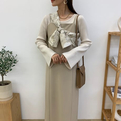 リラックスキャミソールワンピース