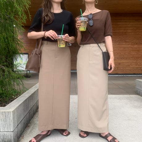 美ラインニュアンスロングスカート