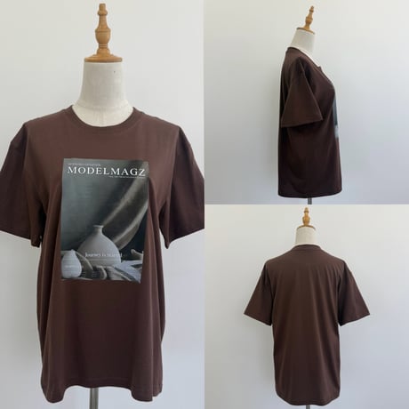 ニュアンスコットンフォトTシャツ