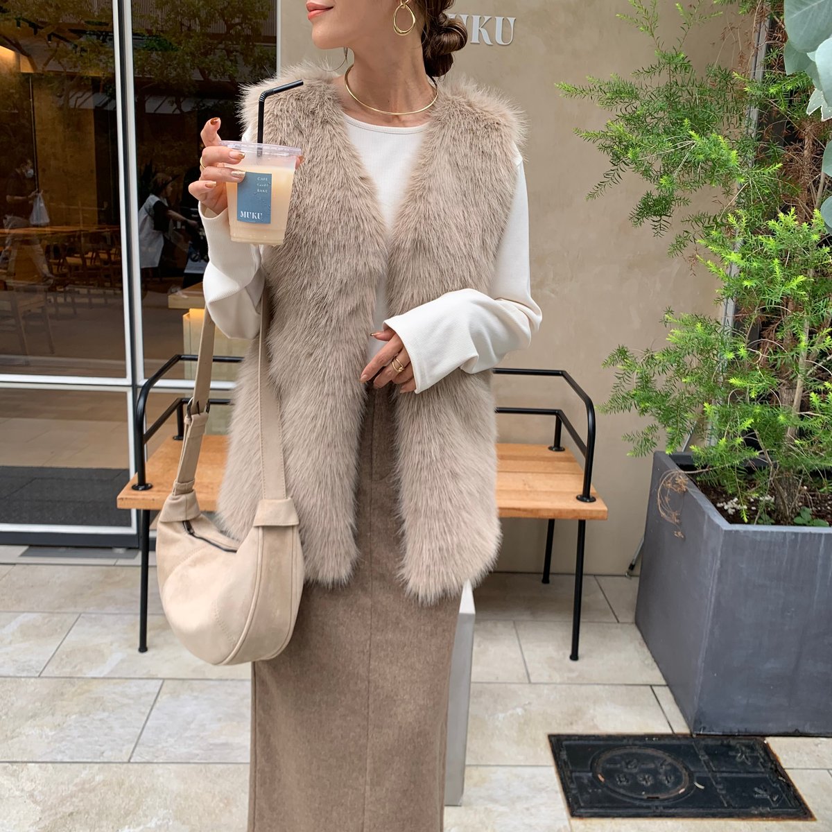 エコファーミドル丈ベスト | BLATE