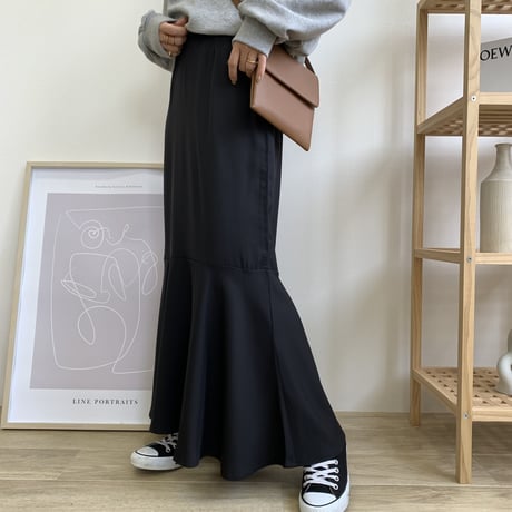 シンプルマーメイドスカート
