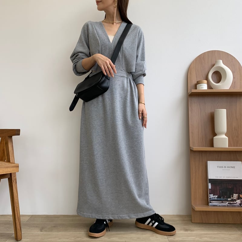 Y’s ワイズ スウェットワンピース グレー Y's ワイズ スウェットワンピース グレー