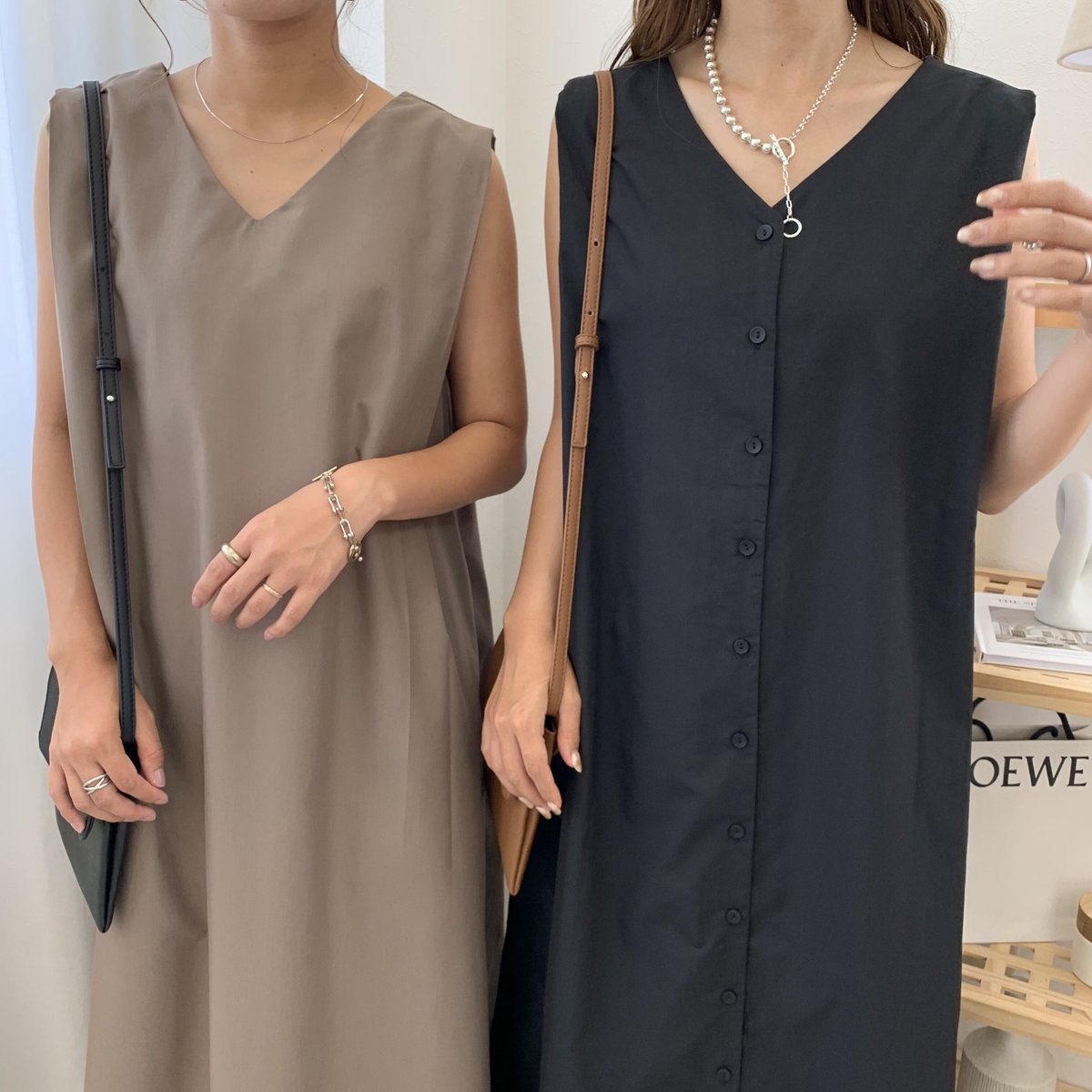 2WAYバックボタンロングワンピース | BLATE 2WAYバックボタンロングワンピース | BLATE