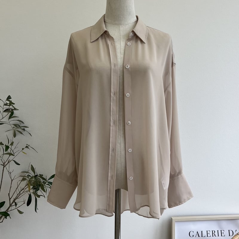 シアーシフォンシャツ | BLATE