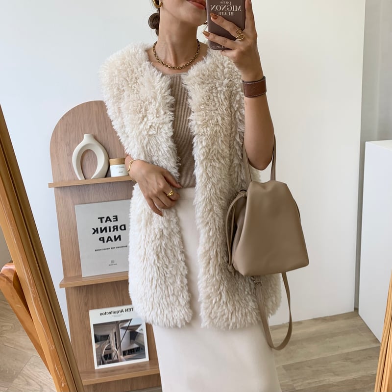 ふわもこエコファーベスト | BLATE