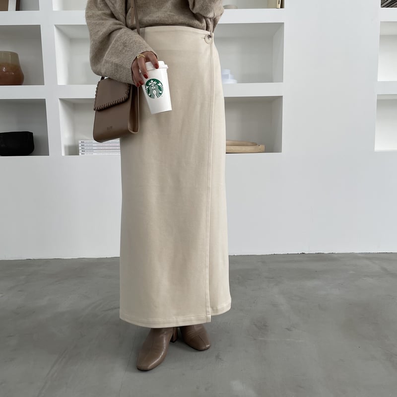 ◆レディースSY32◆ダブルフェイスラップスカート SLY | LACE UP ATHLEISURE スカート (スカート(ロング) ) |SHEL