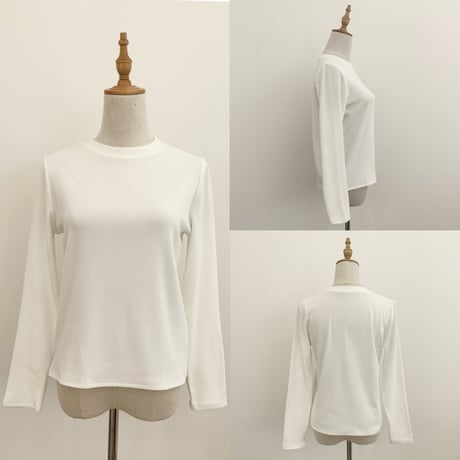 最高の着心地・裏起毛シンプルロンTee
