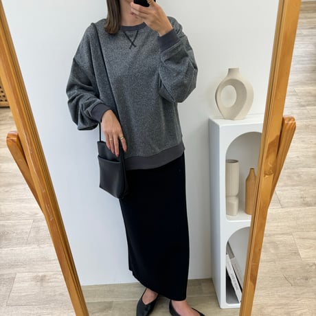ラメシンプルスウェット
