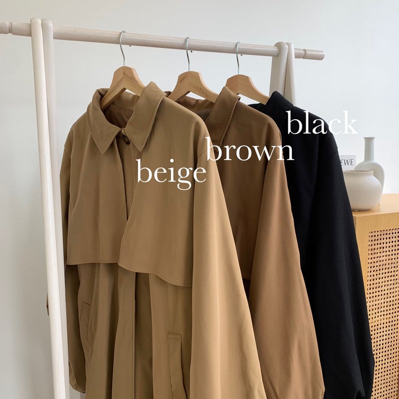 ステンカラーボリュームスリーブコート | BLATE