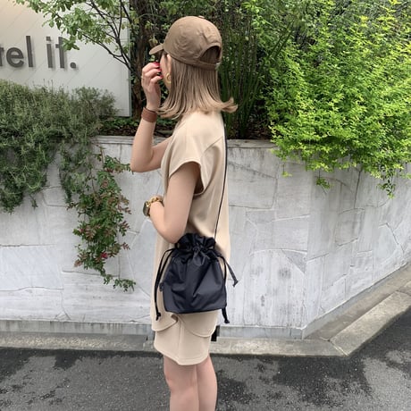 撥水巾着bag