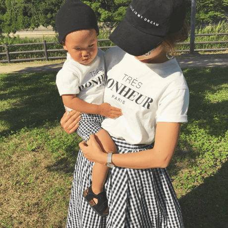 Original・familyロゴTシャツ1・ベビー・キッズ