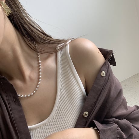 2WAYリブニットタンクトップ