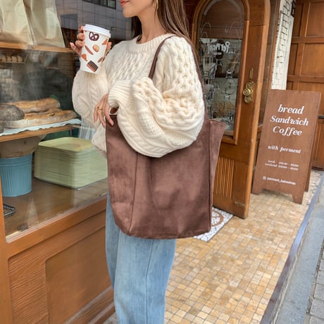 スエードトートbag