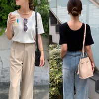 やわらかワッフルストレッチ2wayTee