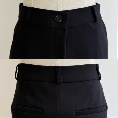 即納・−5㌔細見え美ラインストレッチフレアパンツ