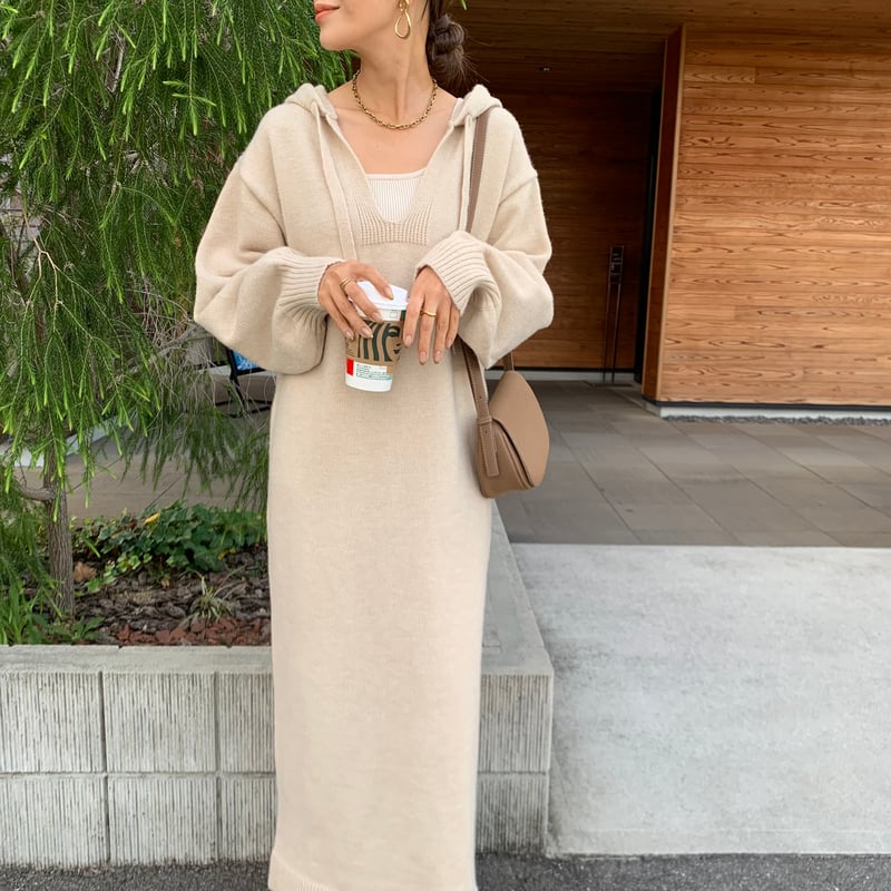 ふわもちパーカーニットワンピース・新色 | BLATE