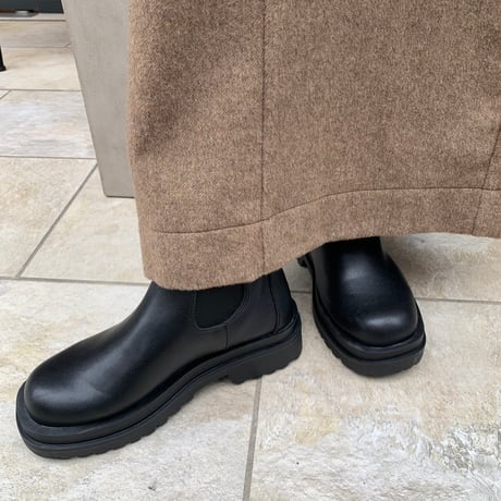 受注商品・サイドゴアボリュームショートブーツ
