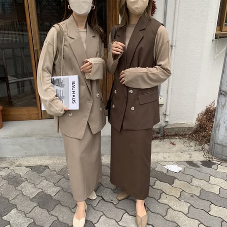 上質ニュアンスタイトスカート