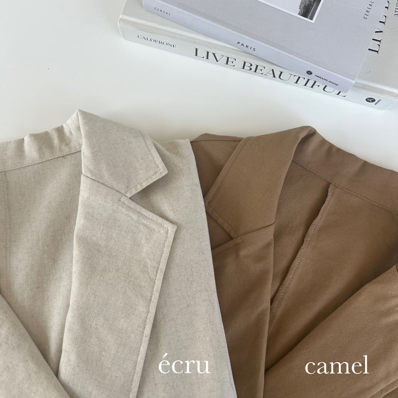 リネンシンプルジャケット | BLATE