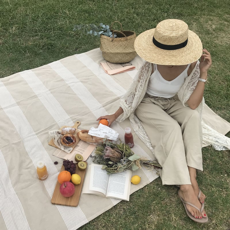 cotton100％選べるデザイン万能ビーチラグ | BLATE