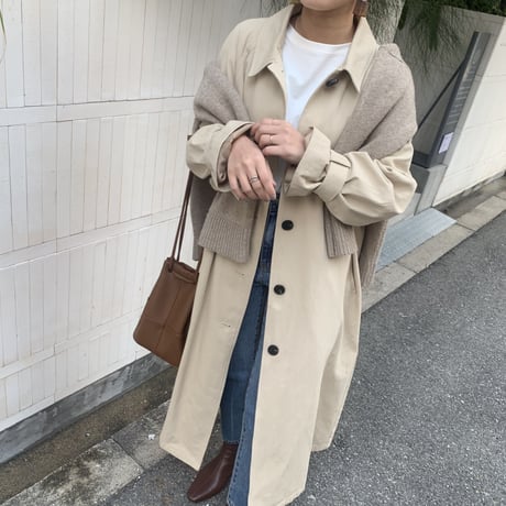 スプリングステンカラーコート