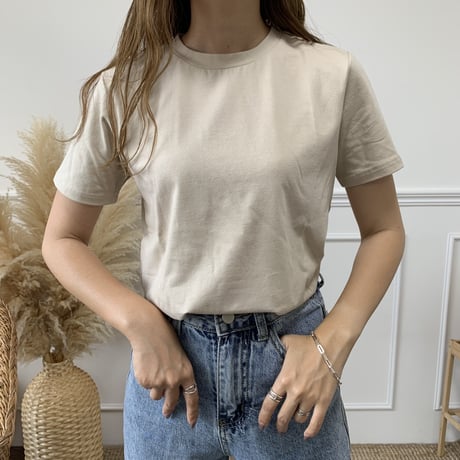 Original・ストレッチシンプルベーシックtee