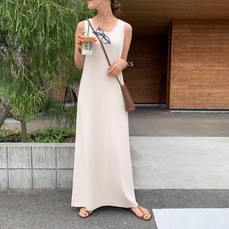 2way美ラインニットワンピース